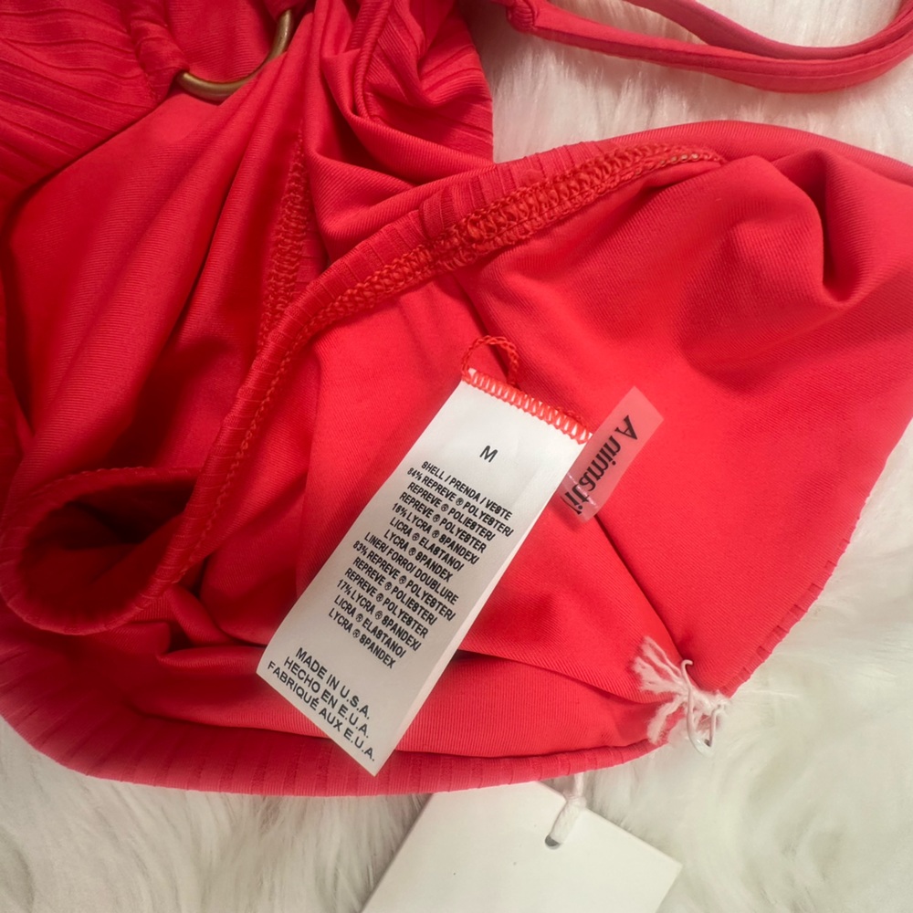 Vitamin A Coral Glow Bikini Top - Picture 2 of 3